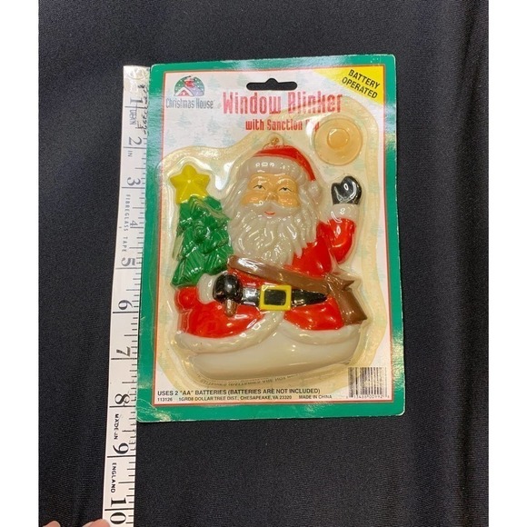 Vintage Santa Window Blinker - Picture 2 of 2